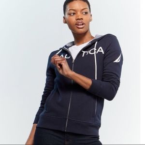 NWT Nautica zipup hoodie Small